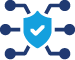 Shield icon representing secure, reliable enterprise-level support.