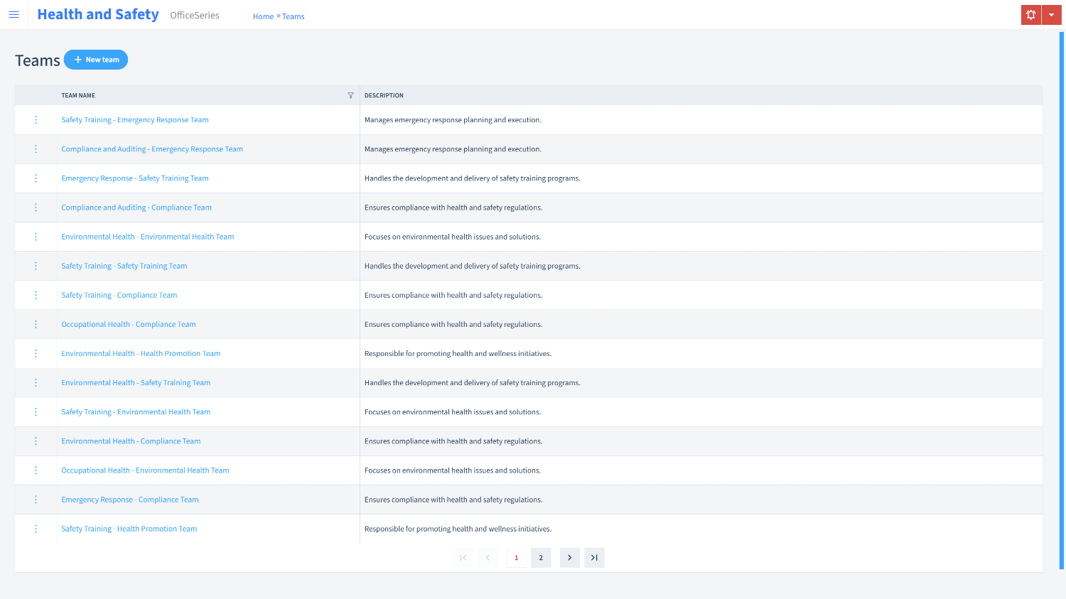 Health And Safety Timesheet Teams