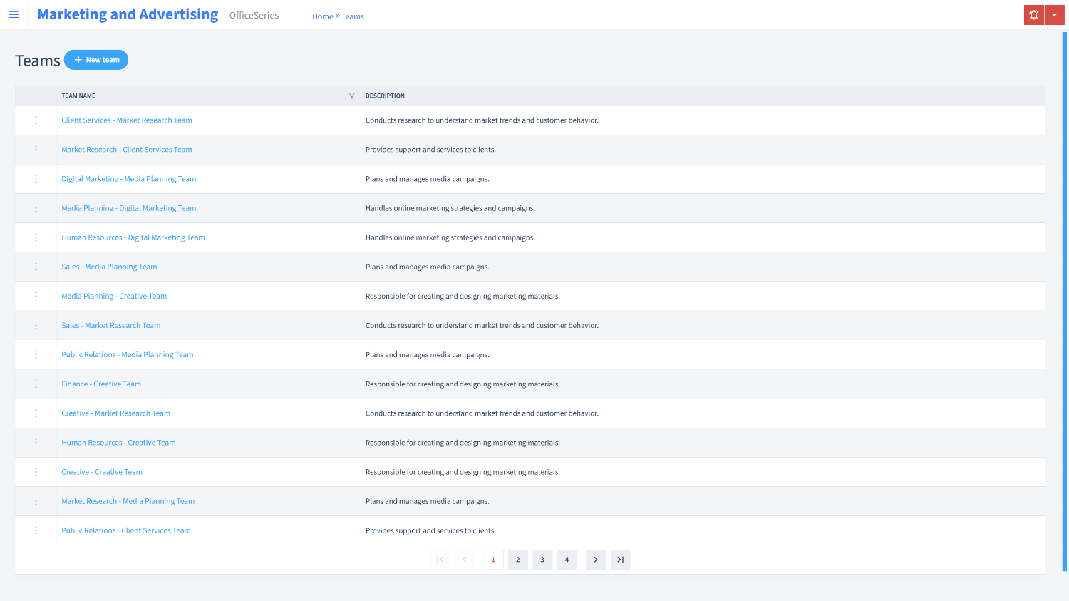 Marketing And Advertising Timesheet Teams